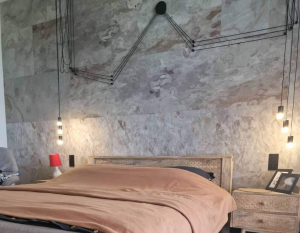 Fornir Kamienny Seul White 122x244x0,2 cm