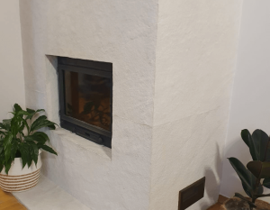 Fornir Kamienny White Quartz 122x244x0,2 cm