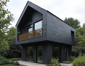 Płytki Łupek Black Slate naturalny 60x30x0,9-1,2 cm