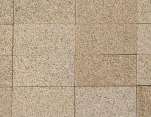 Kostka granitowa cięta żółta płomieniowana G682 (20x10x6)