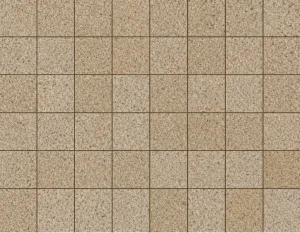 Kostka granitowa cięta żółta płomieniowana G682 (10x10x6)