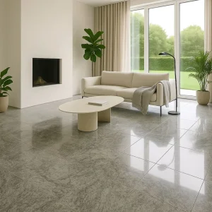 Płytki granitowe tarasowe polerowane szare Viscount White HB (60x60x1)