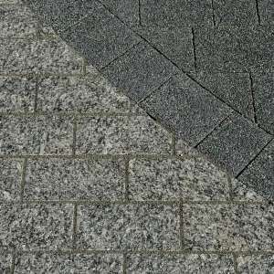 Kostka granitowa cięta szara płomieniowana Stone Grey w stylu Strzegom (15x10x5 )