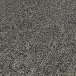 Kostka granitowa cięta szara płomieniowana Stone Grey efekt jak Strzegom (15x10x6 )