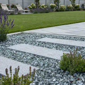 Płyta granitowa tarasowa płomieniowana szara  G703 / G603 (100x50x3)