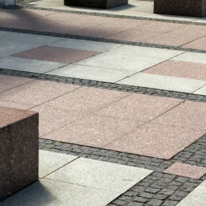 Płyta granitowa tarasowa płomieniowana czerwona VANGA (60x40x4)
