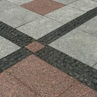 Kostka granitowa łupana czarna Geschlagener schwarzer Granitpflasterstein (1).webp