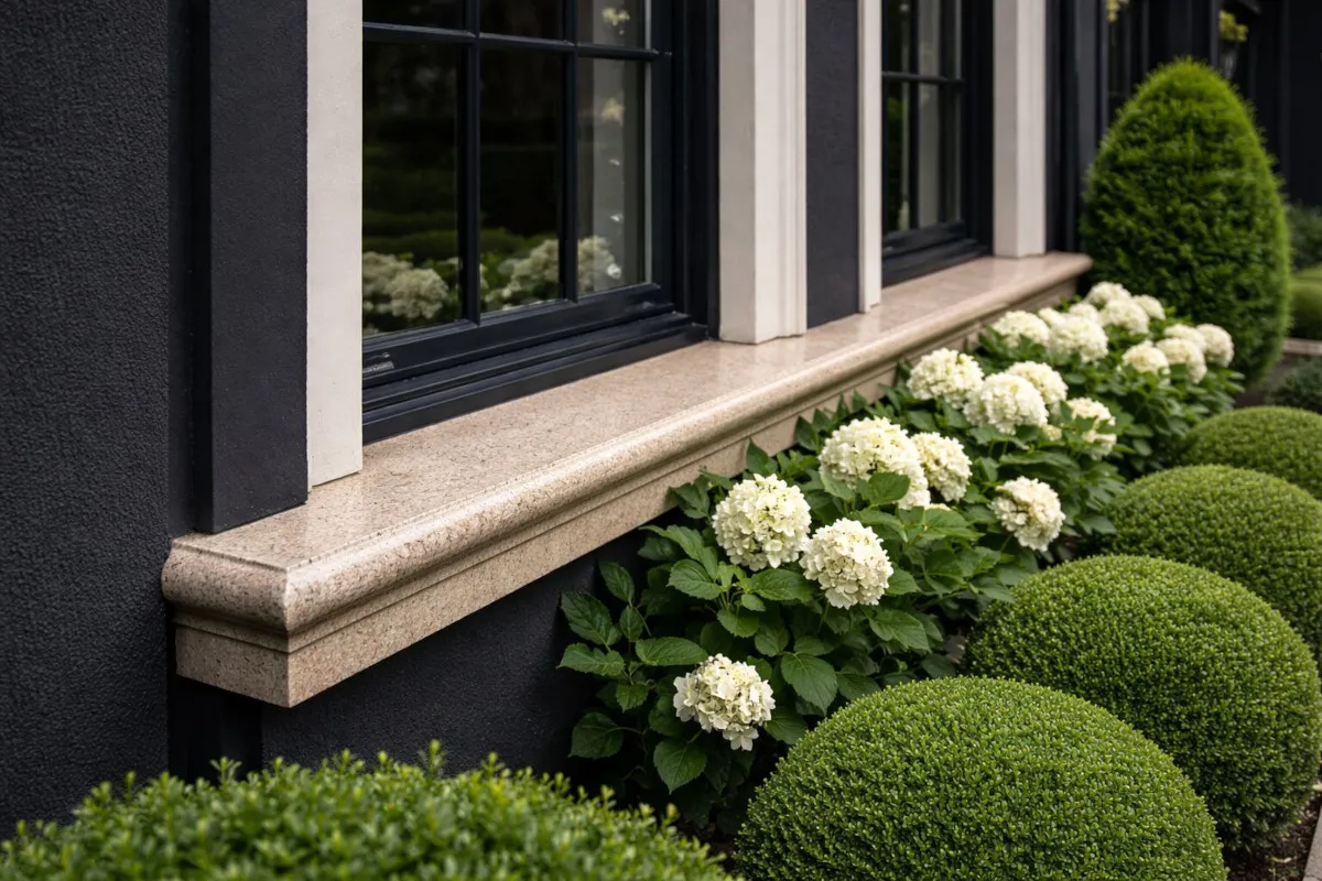 Beżowe i piaskowe parapety – ciepło i naturalność