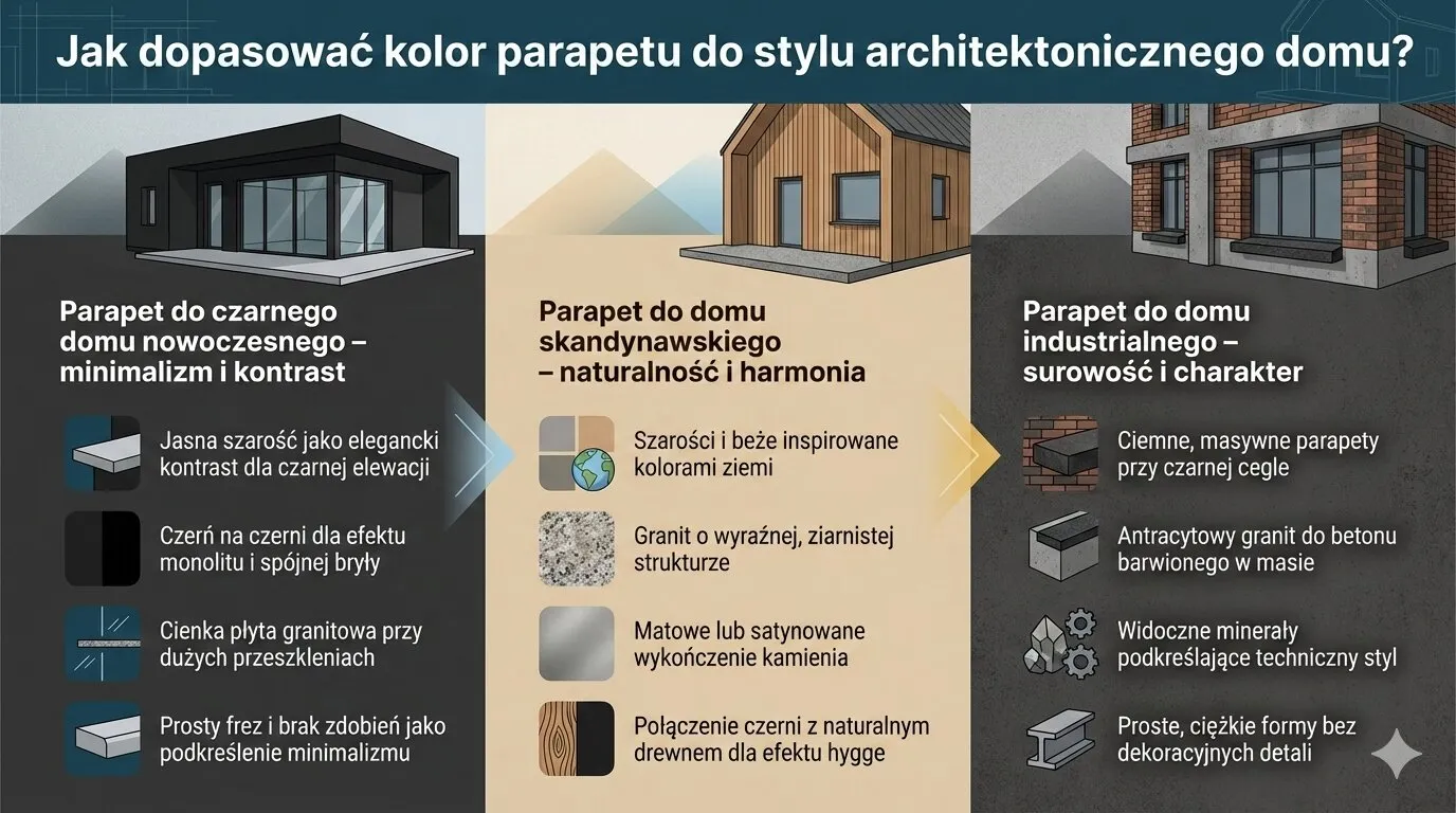 Jak dopasować kolor parapetu do stylu architektonicznego domu?