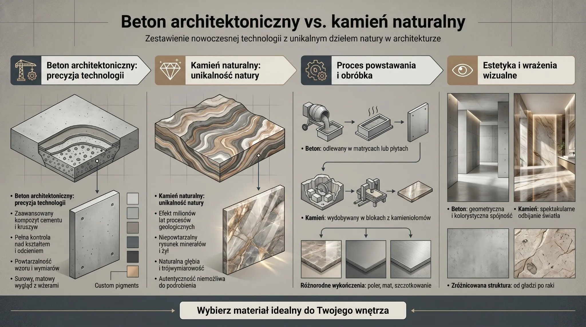 Beton architektoniczny vs. kamień naturalny